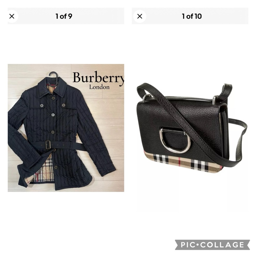 BURBERRY COAT SZ SMALL WITH BURBERRY CROSSBAG